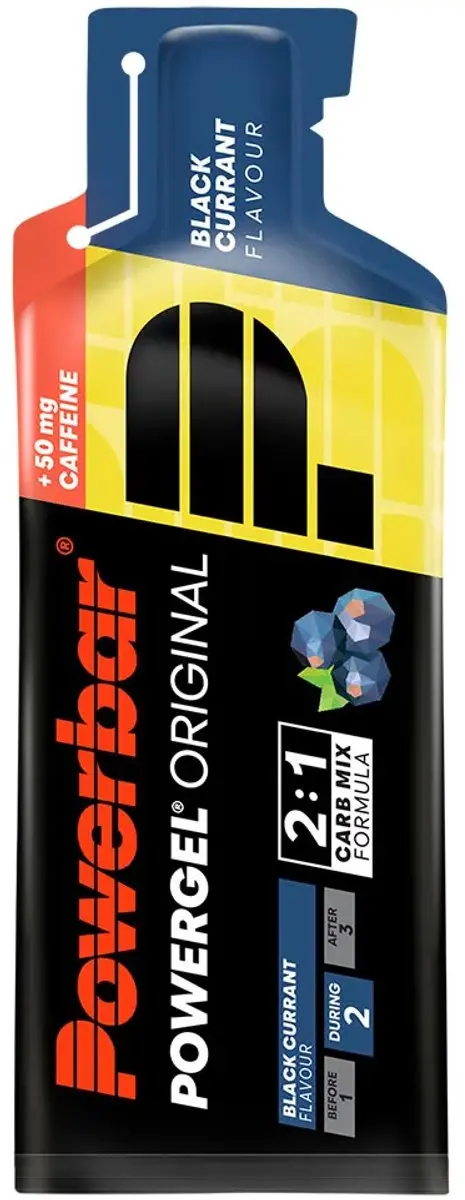PowerBar PowerGel 24x41g Black Currant - Energiegel