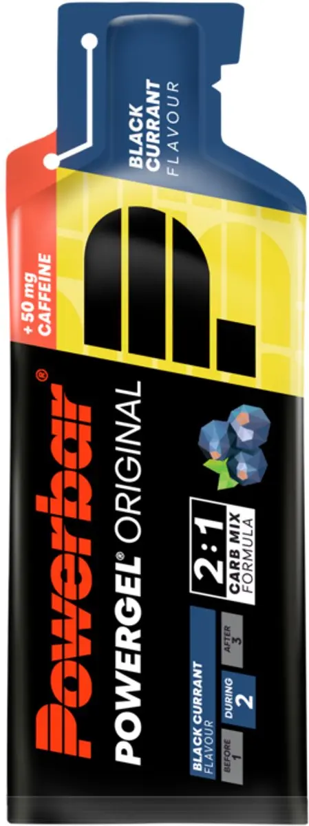 PowerBar PowerGel 24x41g Black Currant - Energiegel