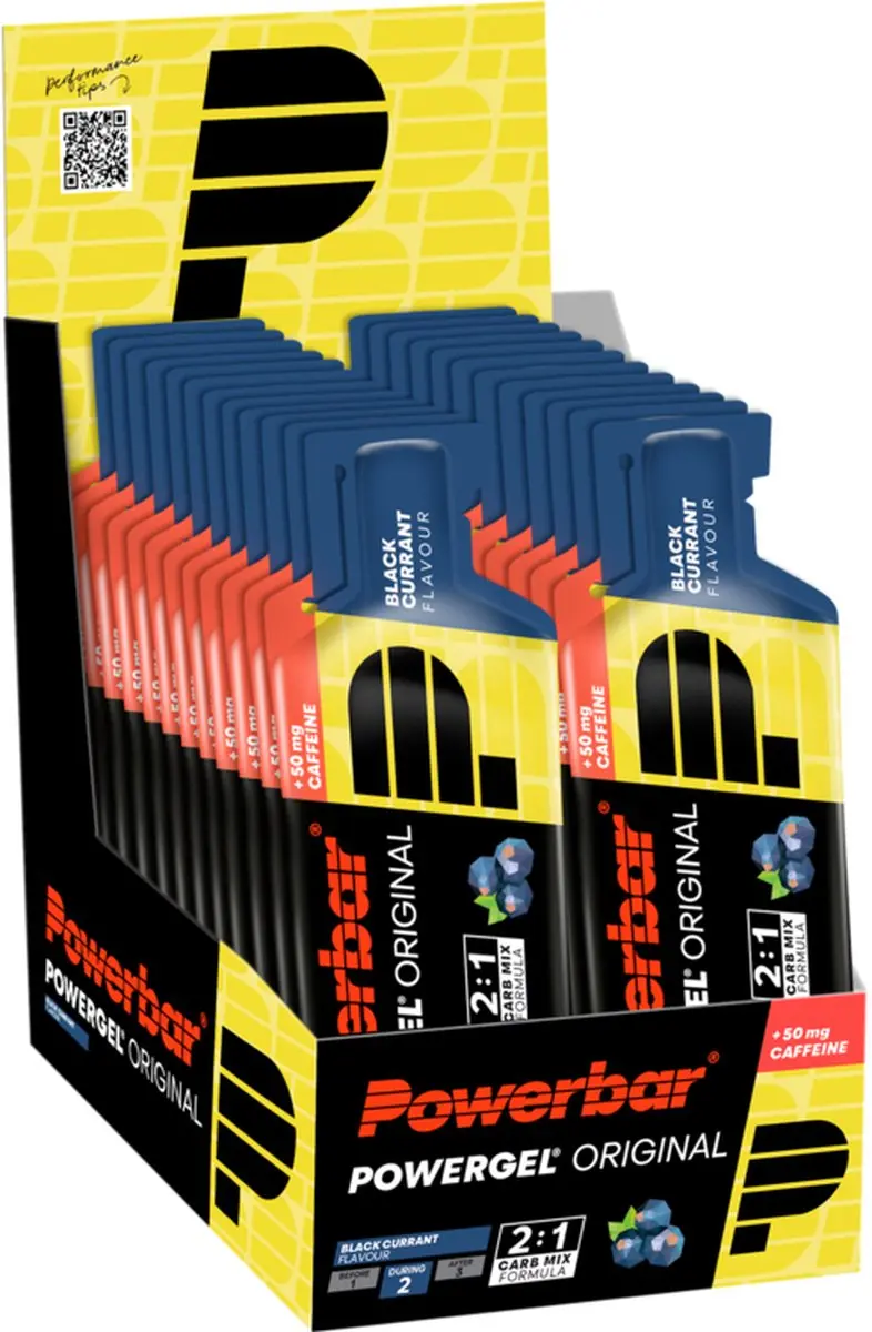 PowerBar PowerGel 24x41g Black Currant - Energiegel