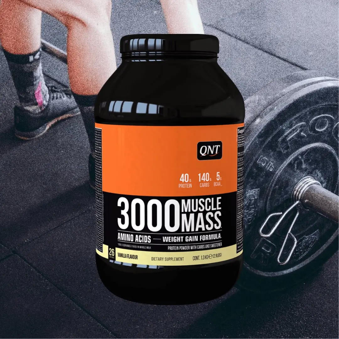 QNT 3000 Muscle Mass 1,3kg Vanille - Gewichtstoename