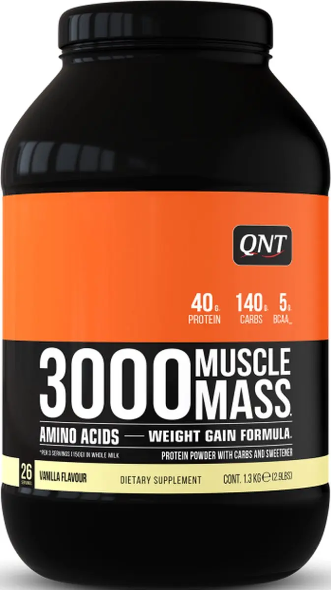 QNT 3000 Muscle Mass 1,3kg Vanille