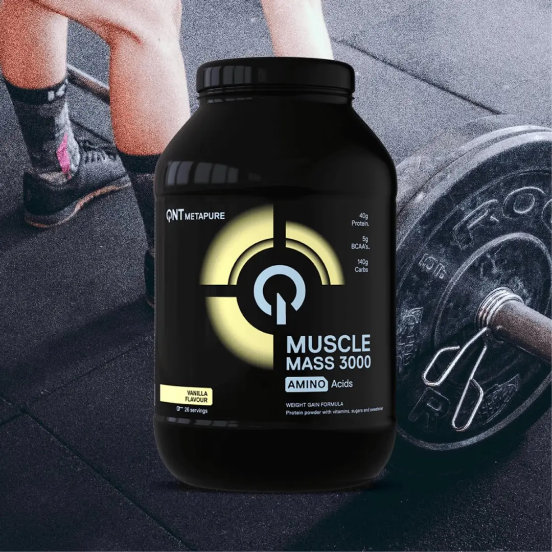 QNT 3000 Muscle Mass 1,3kg Vanille - Gewichtstoename