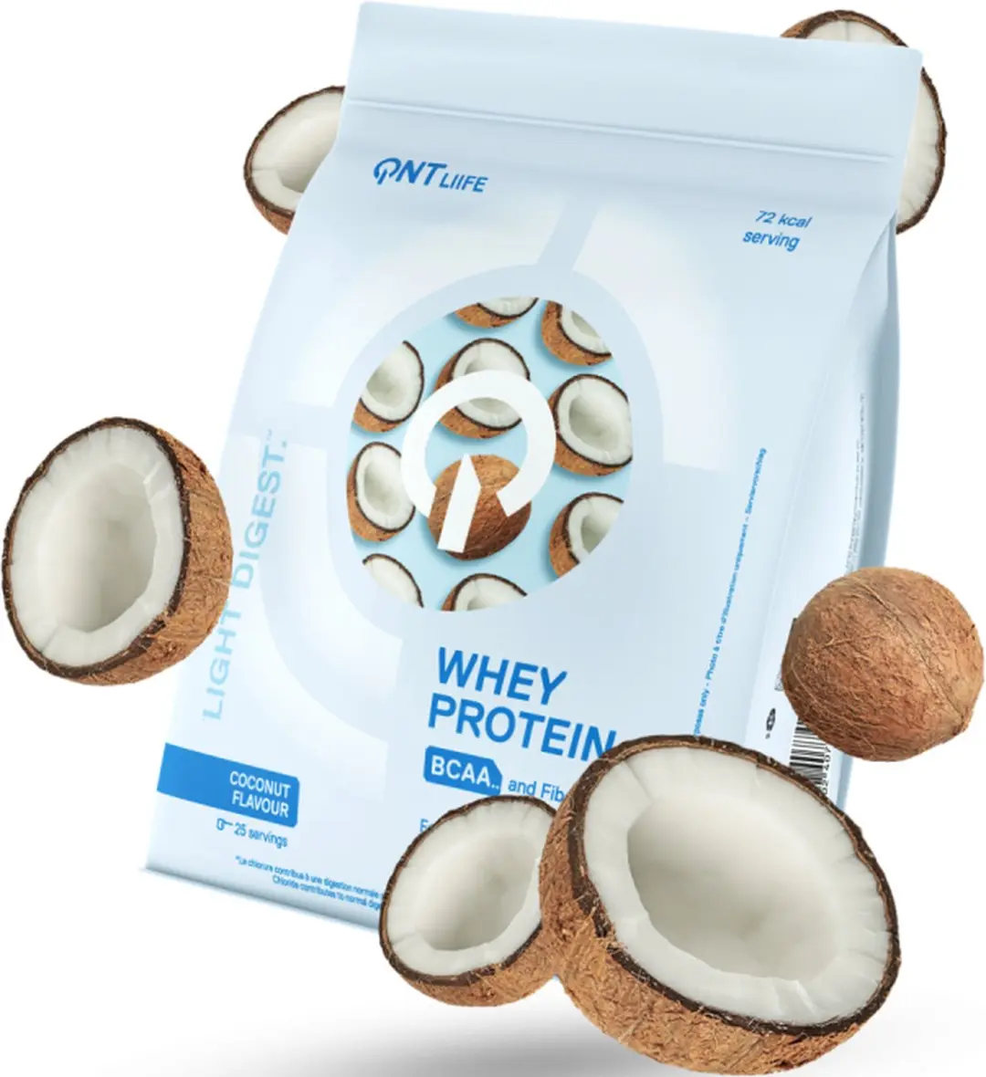 QNT Light Digest Whey Coconut 500g