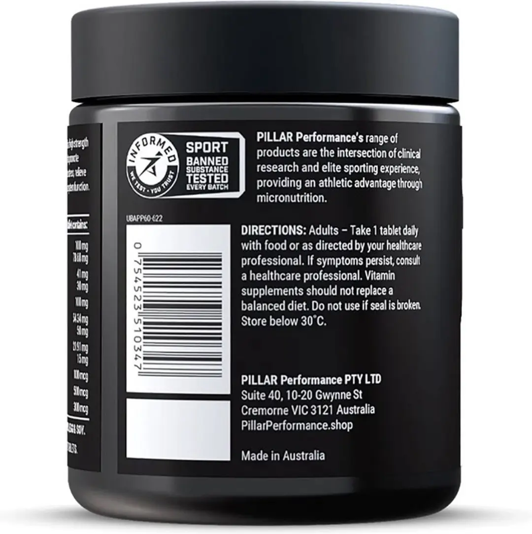 Pillar Performance Ultra B Active 60 Tabletten