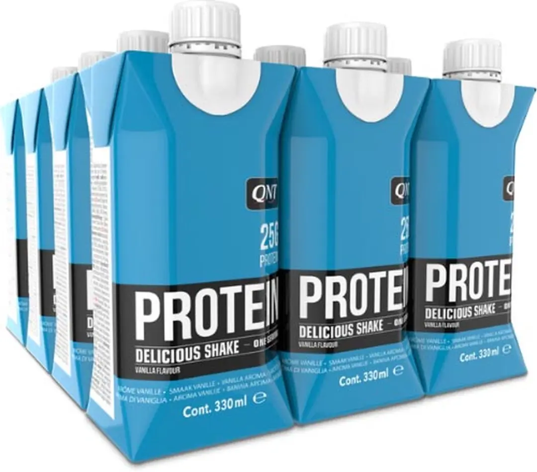 QNT Delicious Whey Shake Vanille - 12x 330ml