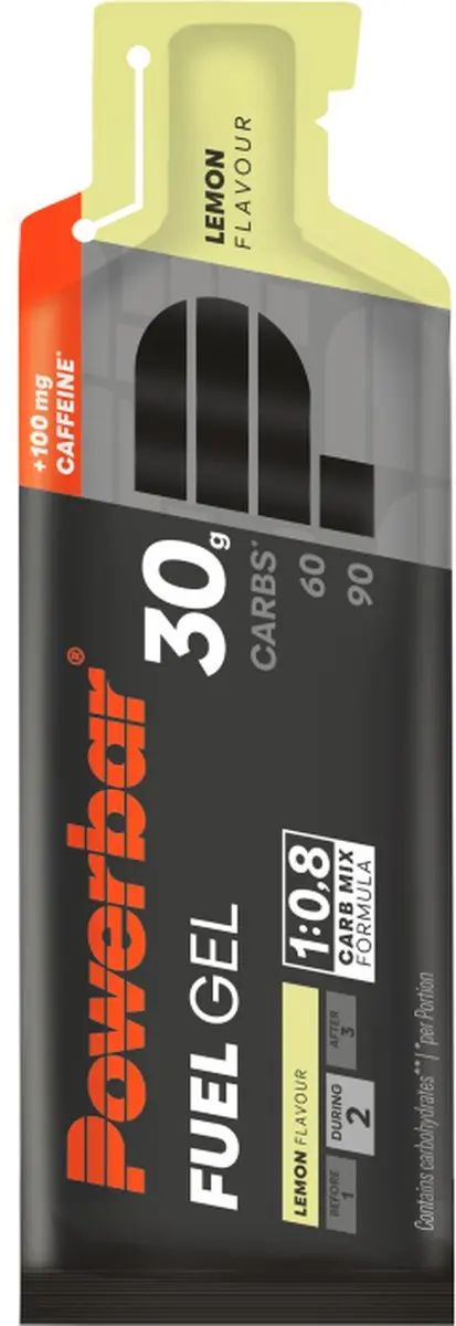 PowerBar Fuel Gel 30 Energiegel - 12x50ml - Lemon - Cafeïne
