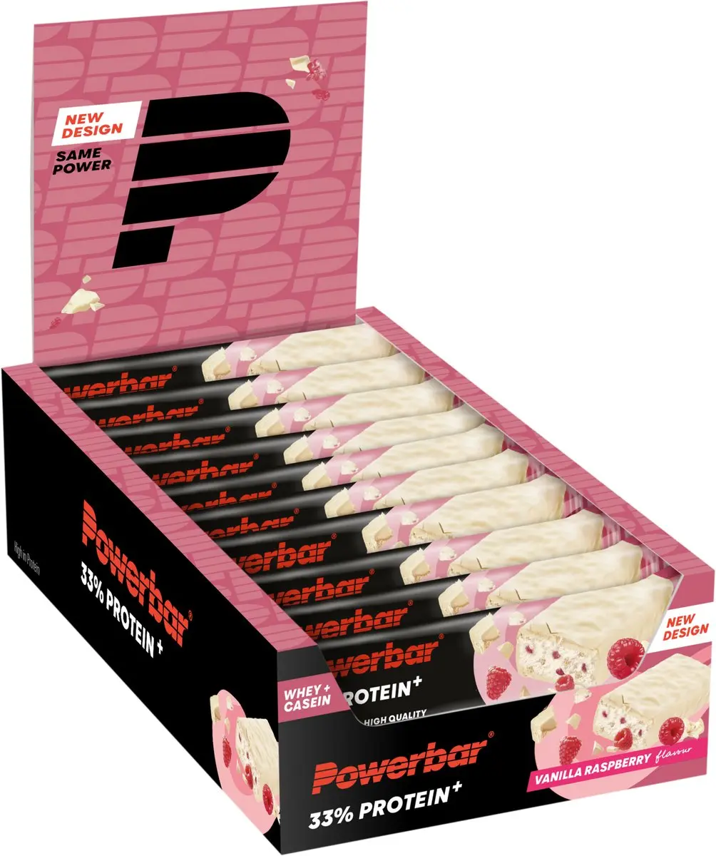 PowerBar Protein+ Eiwitreep Vanilla-Raspberry