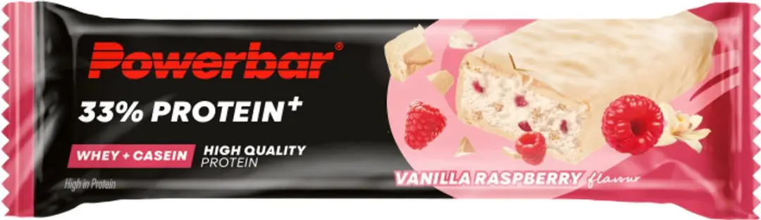 PowerBar Protein+ Eiwitreep Vanilla-Raspberry - 10x90g