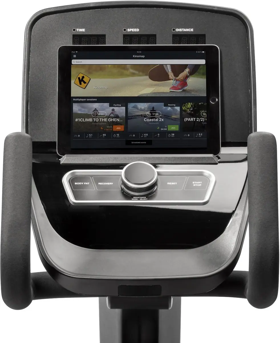 Flow Fitness Pro RB5i Ligfiets - 24 Programma's - Grijs/Zwart