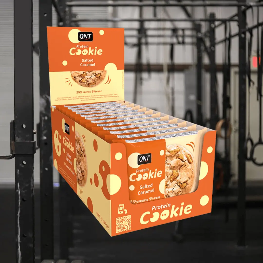 QNT Protein Cookie Salted Caramel - 12x60g