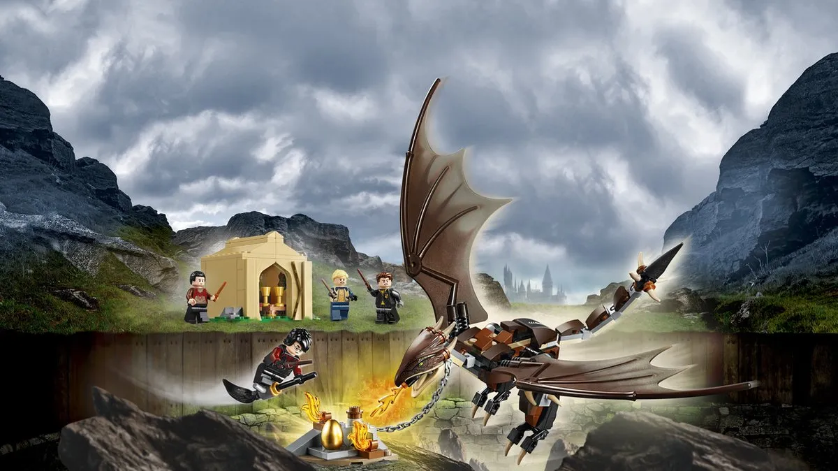 LEGO Harry Potter Hongaarse Hoornstaart 75946 - 265 Stukken - 4 Minifiguren - Multikleur