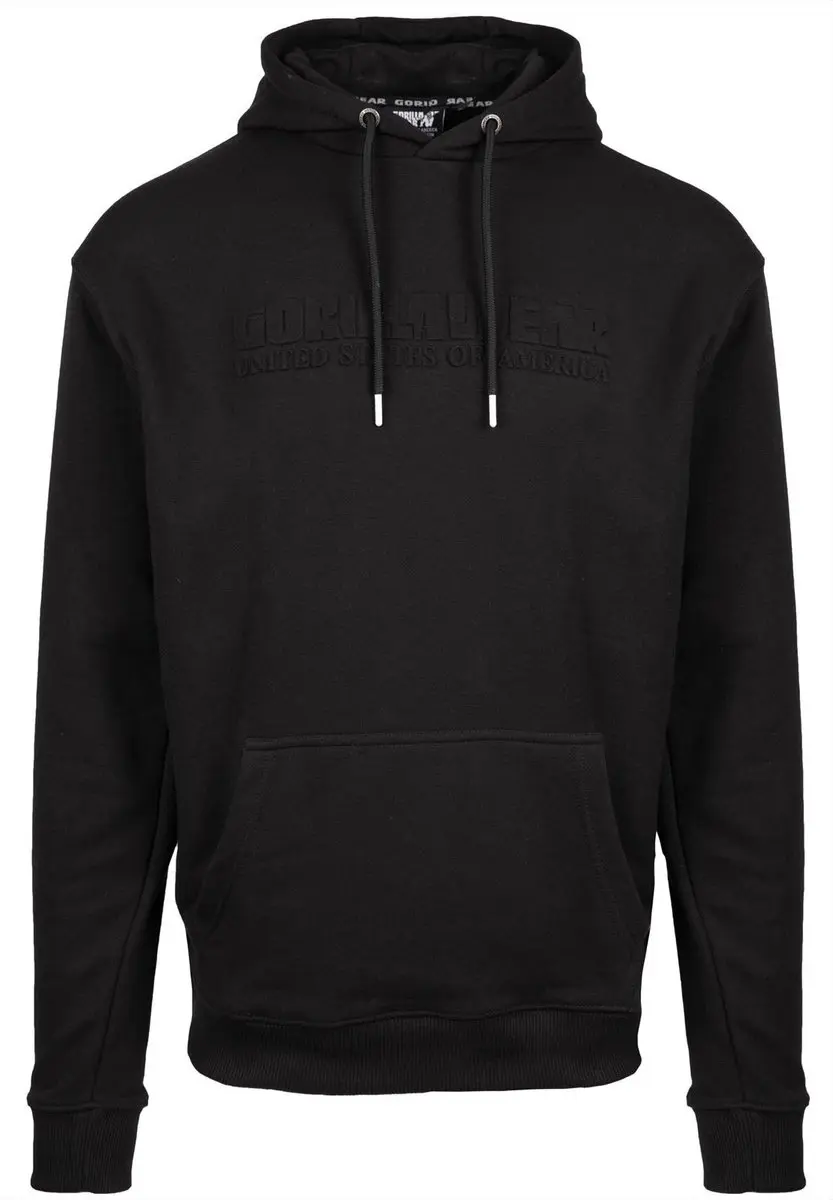 Gorilla Wear Crowley Oversized Hoodie S - Zwart