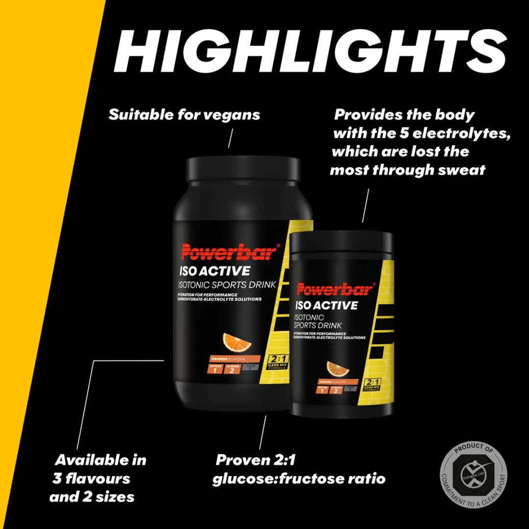 PowerBar IsoActive Sportdrank Orange 600g