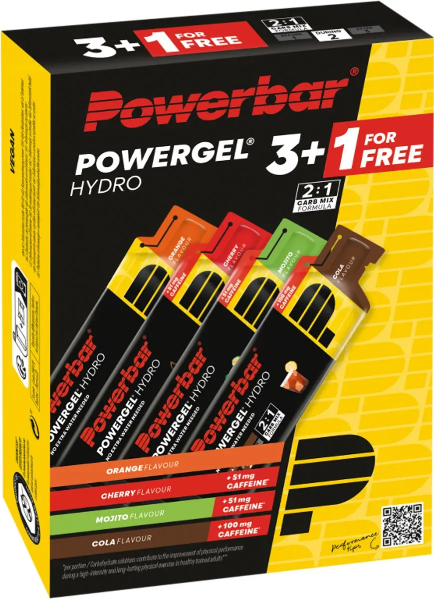 PowerBar PowerGel Hydro 3 +1 Gratis