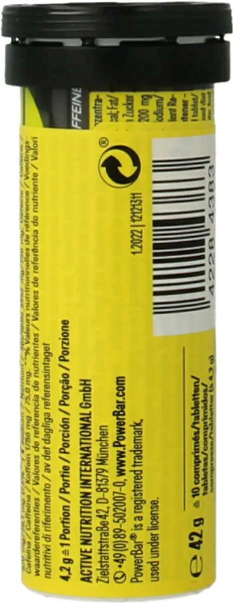 PowerBar Electrolyte Tabs Citroen Tonic - 10 tabletten - afbeelding 6 van 6