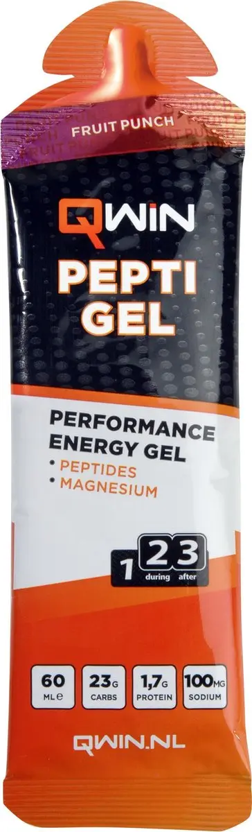 QWIN Pepti Gel Fruit Punch 60ml - 24 Stuks