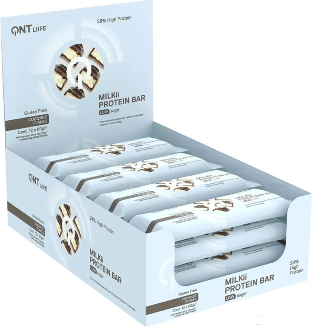 QNT MILKii Protein Bar Coconut Flakes