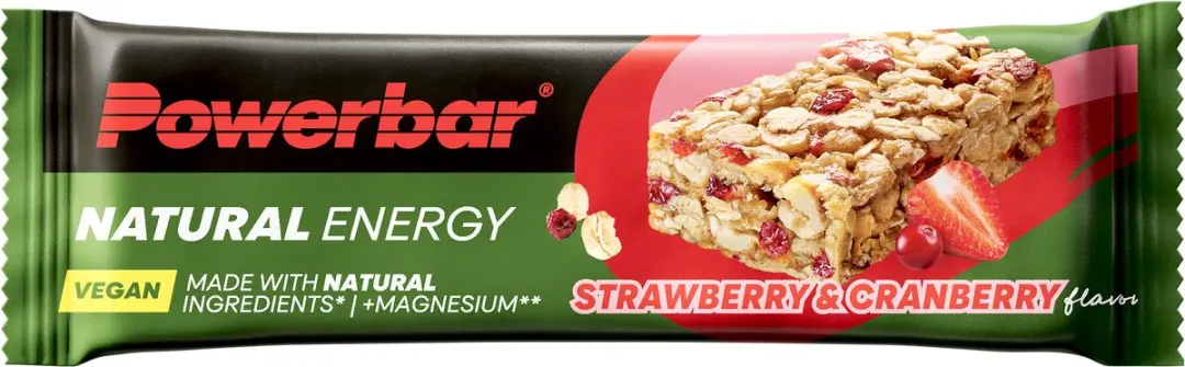 PowerBar Vegan Energy Bar Aardbei & Cranberry - 18x40g