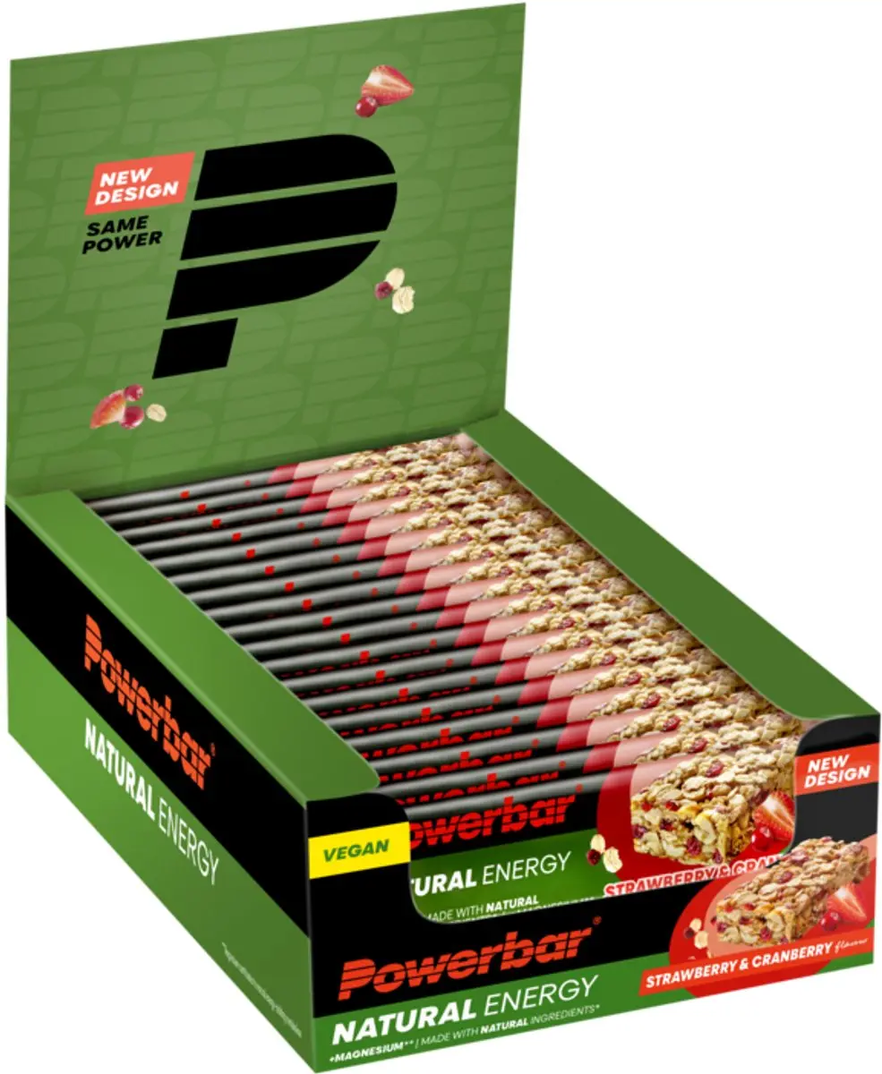 PowerBar Vegan Energy Bar Aardbei & Cranberry