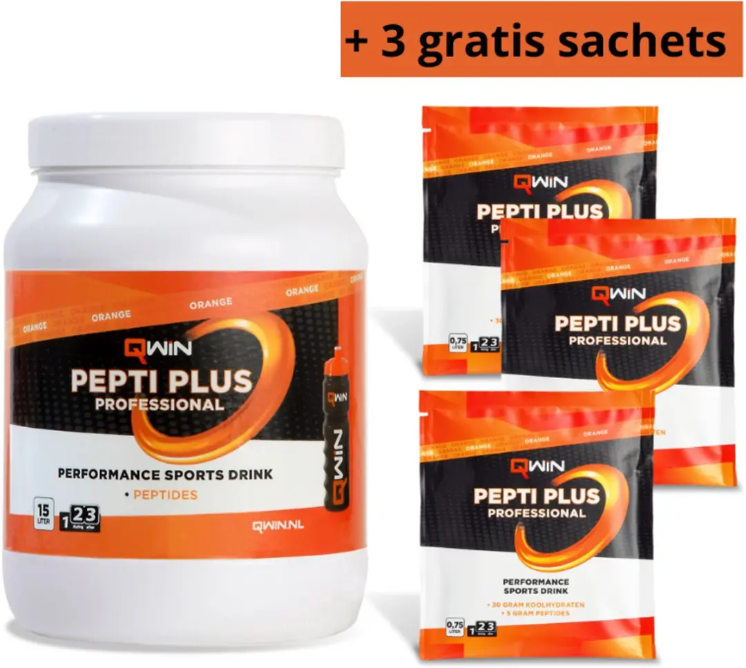 QWIN PeptiPlus Sportdrank Orange 760g