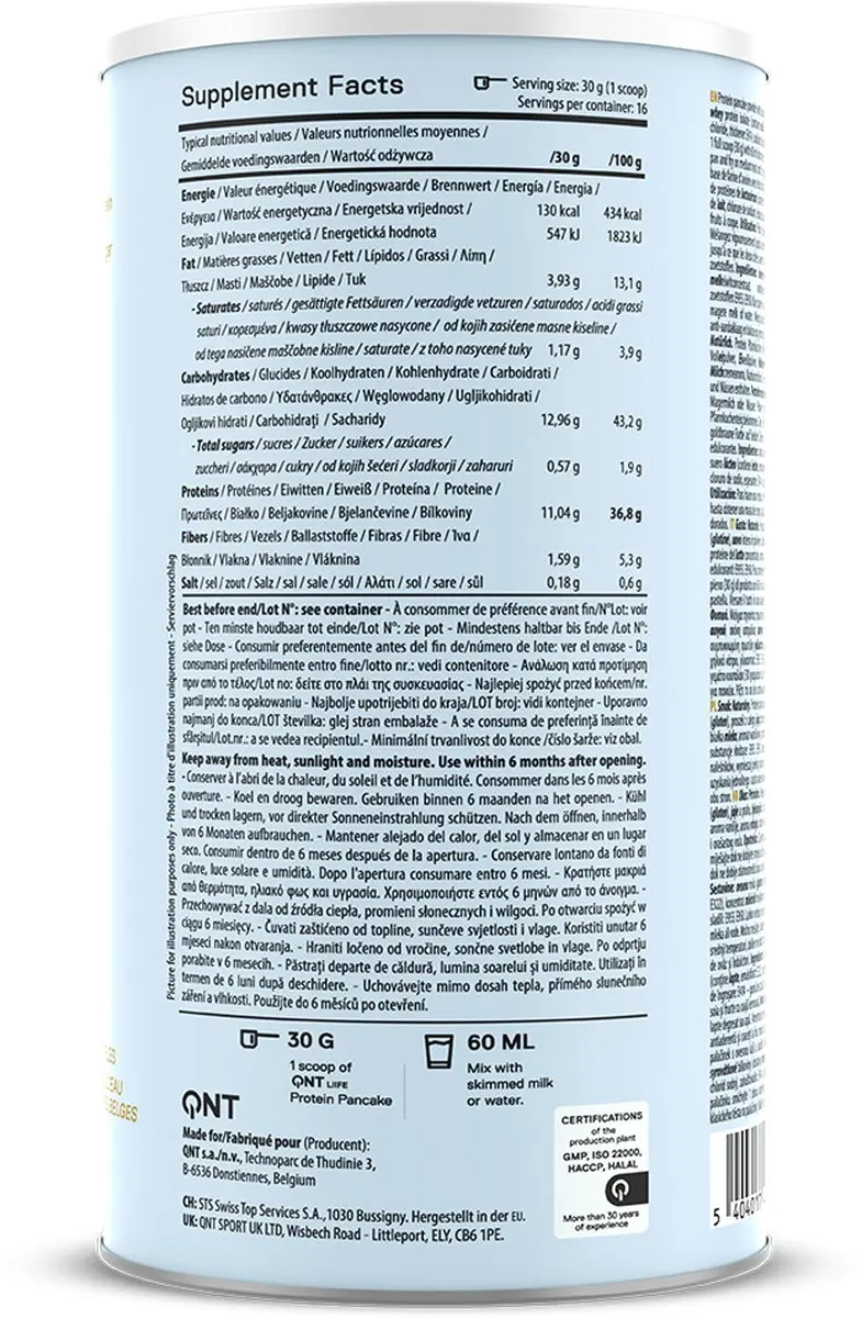 QNT Protein Pancake Powder Naturel 500g