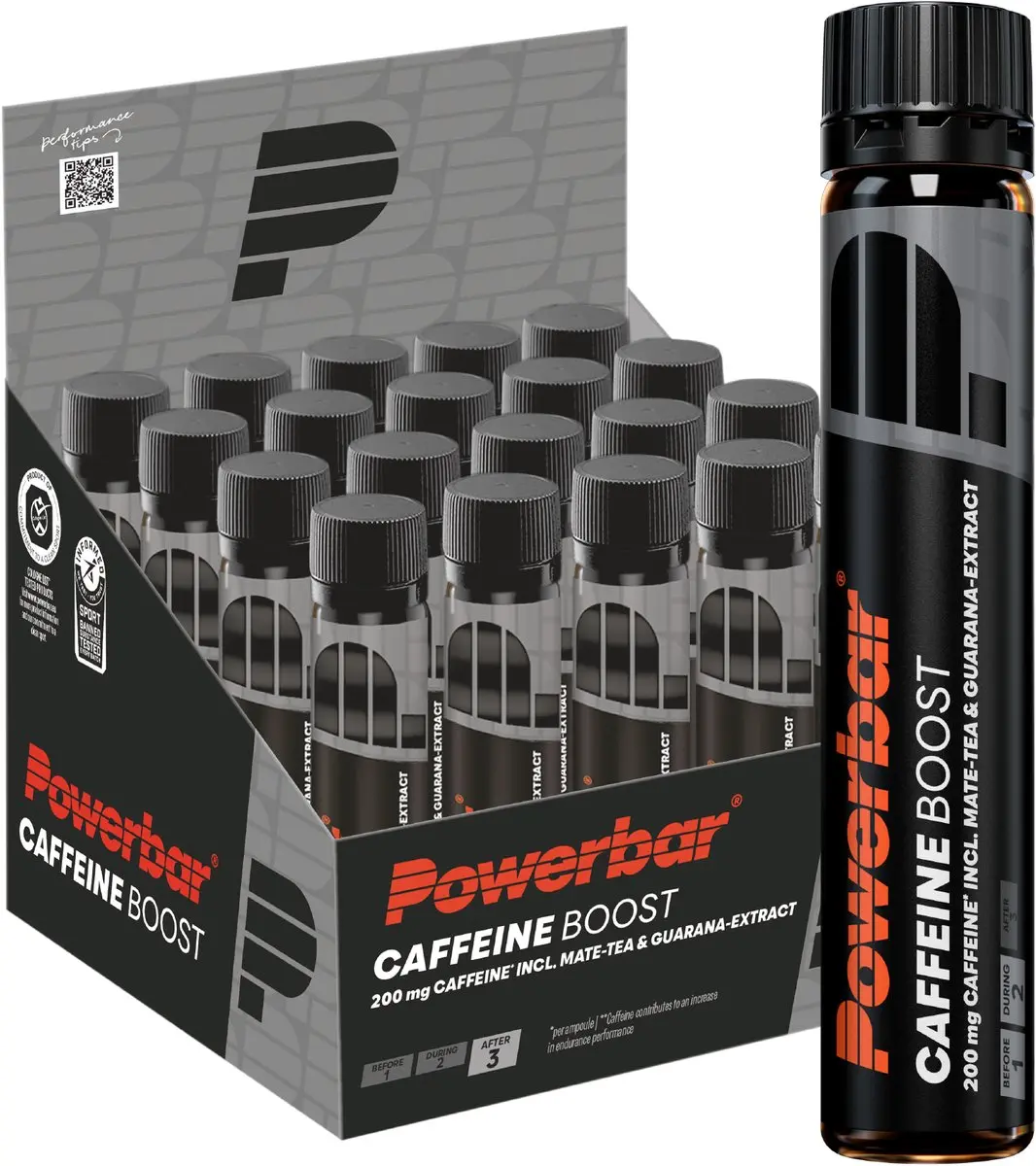 PowerBar Cafeïne Boost Ampullen 20x25ml