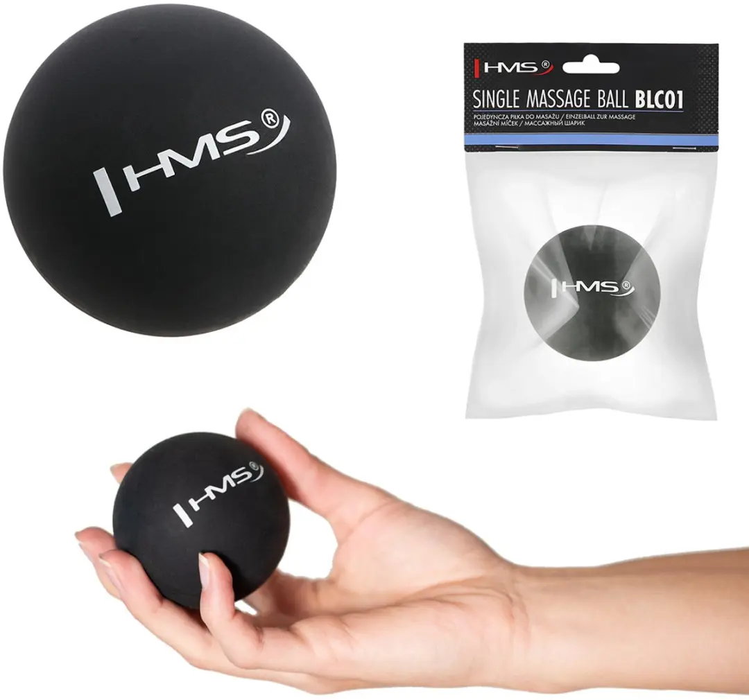 HMS Lacrosse Massagebal - Zwart