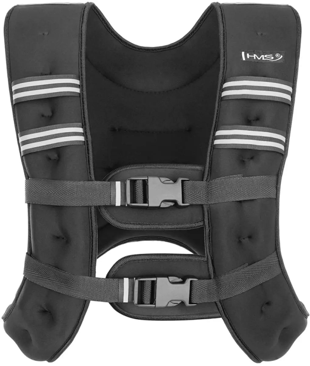 HMS Verstelbaar Gewichtsvest 5 kg - Zwart