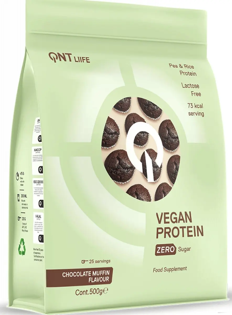 QNT Vegan Protein Chocolate Muffin 500g