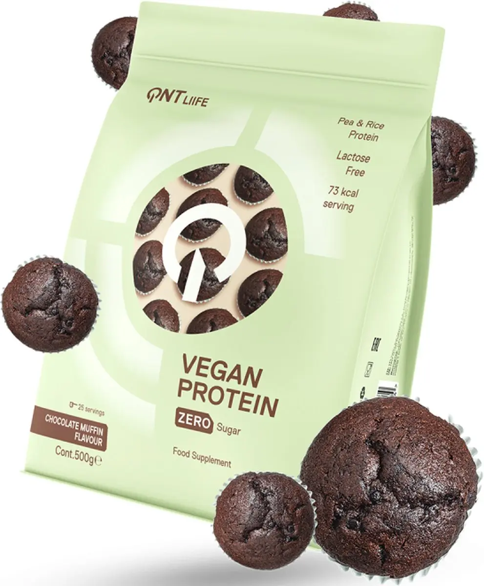 QNT Vegan Protein Chocolate Muffin 500g