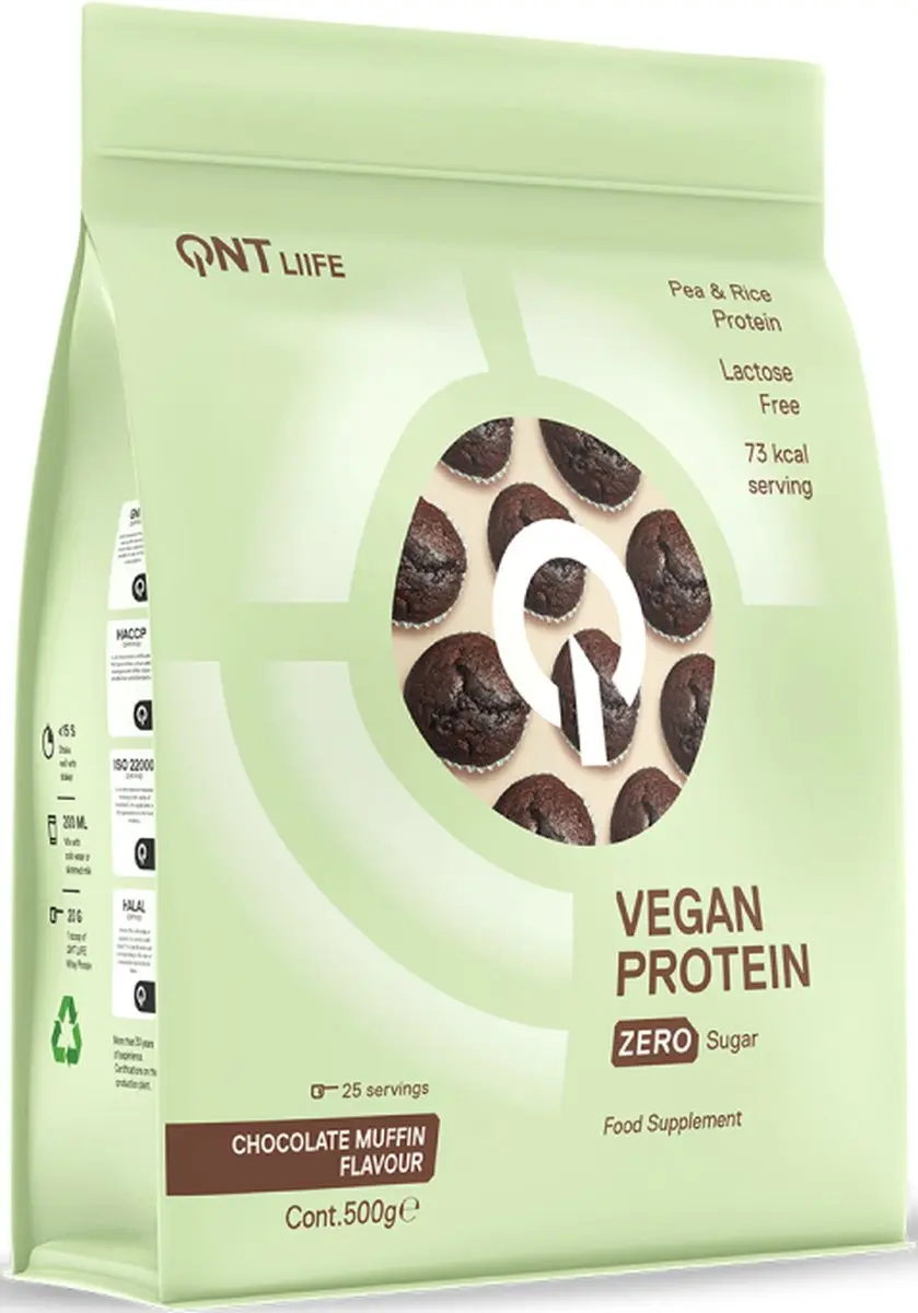 QNT Vegan Protein Chocolate Muffin 500g