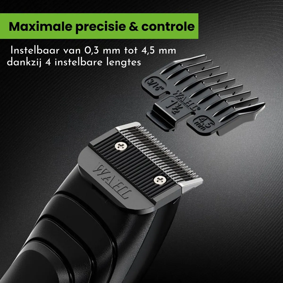 Wahl Close Cut Cordless Tondeuse - 120 min Accuduur - Zwart