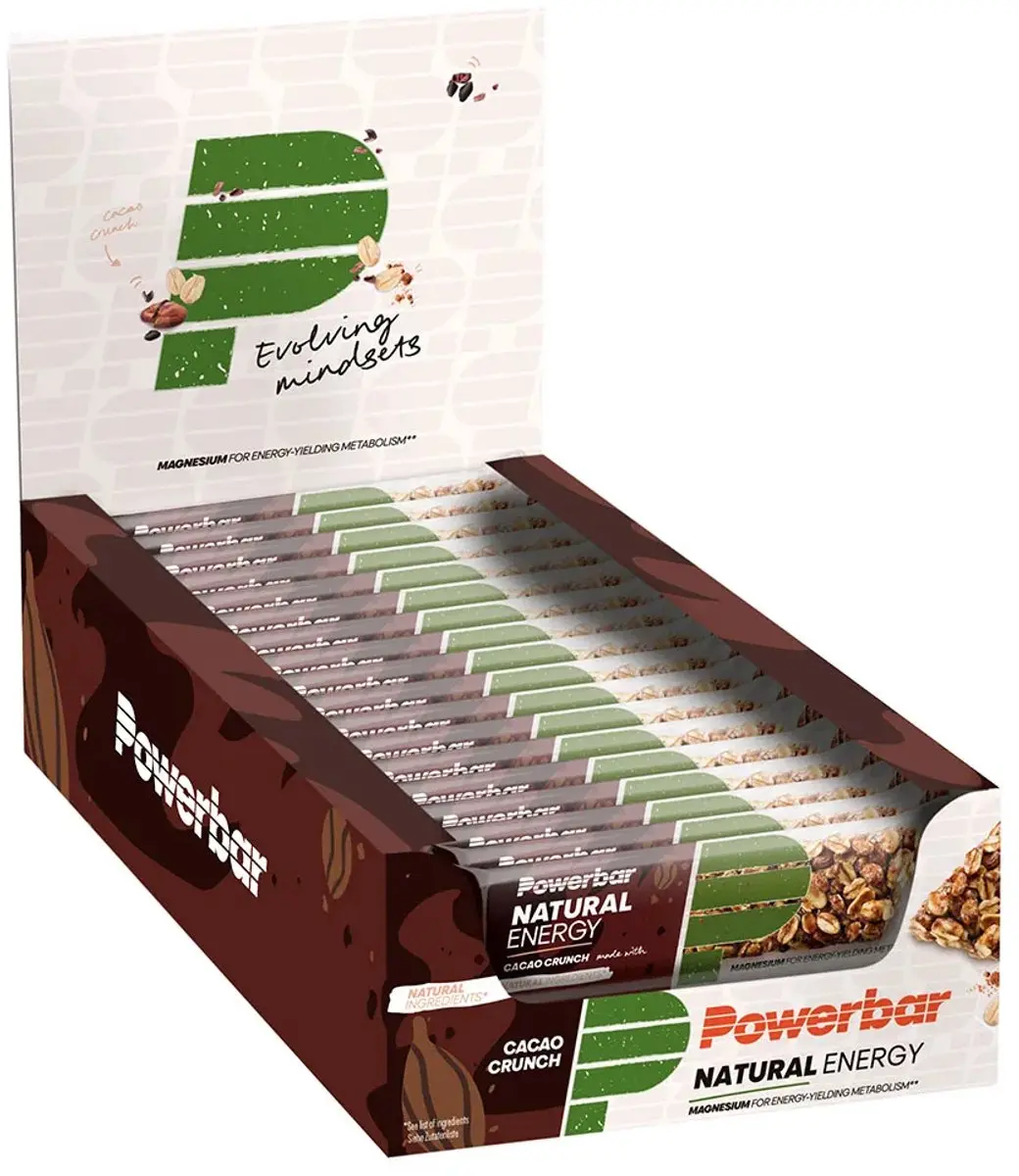 PowerBar Vegan Cacaocrunch Energierijke Reep - 18x40g - afbeelding 6 van 6