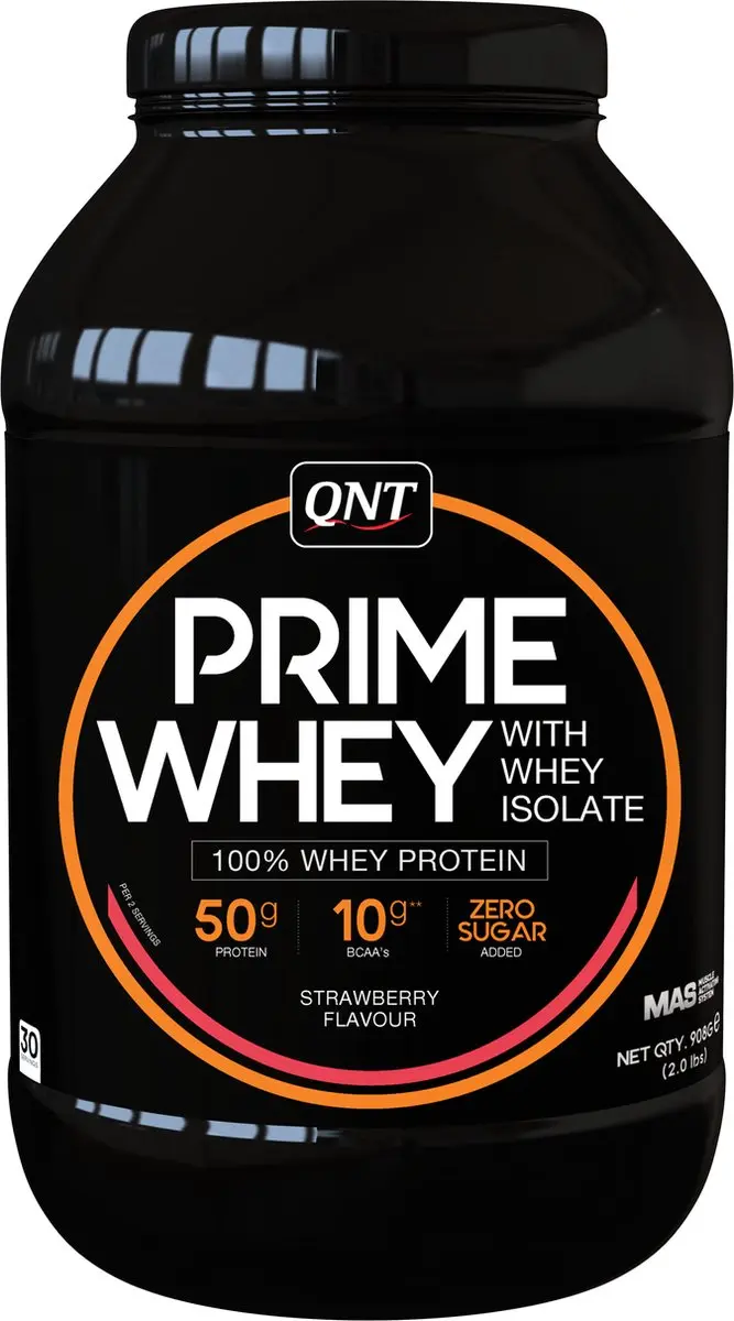 QNT Prime Whey Strawberry 908g
