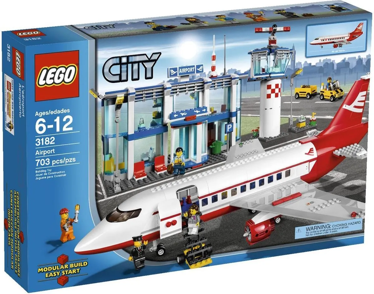 LEGO City Grote Luchthaven 7894 - 700 Stukken - afbeelding 2 van 2