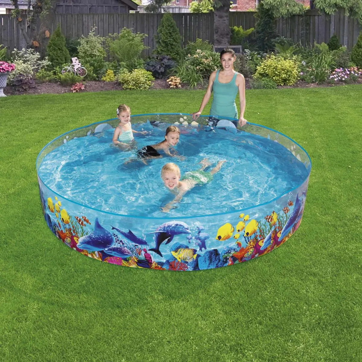 Bestway Fill 'N Fun Zwembad 244cm x 46cm - 1612L - Multicolor
