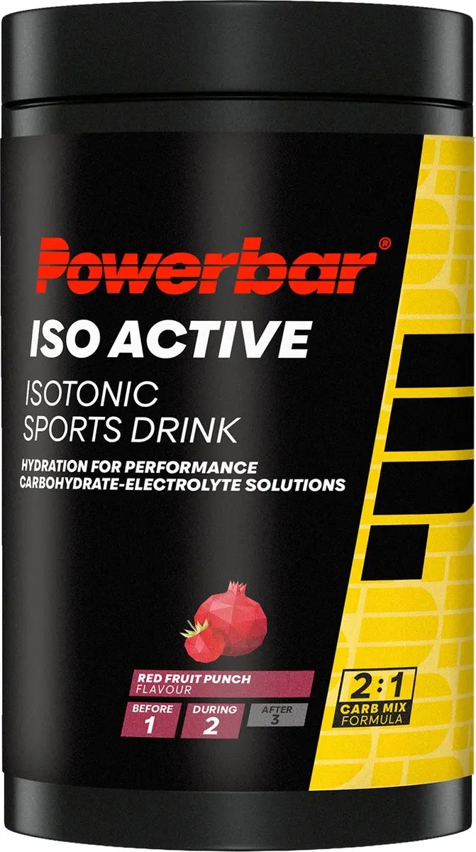 PowerBar IsoActive Red Fruit Sportdrank 600g