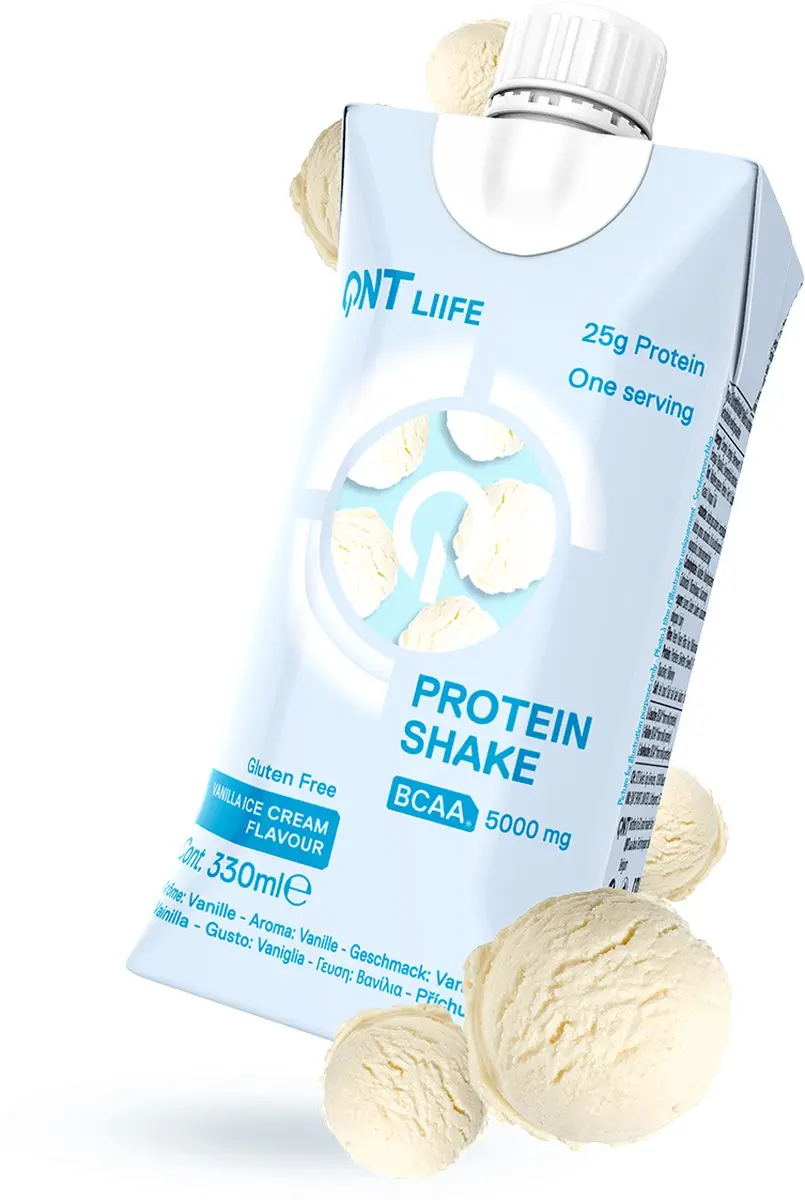 QNT Delicious Whey Protein Shake 12x330ml - Vanille