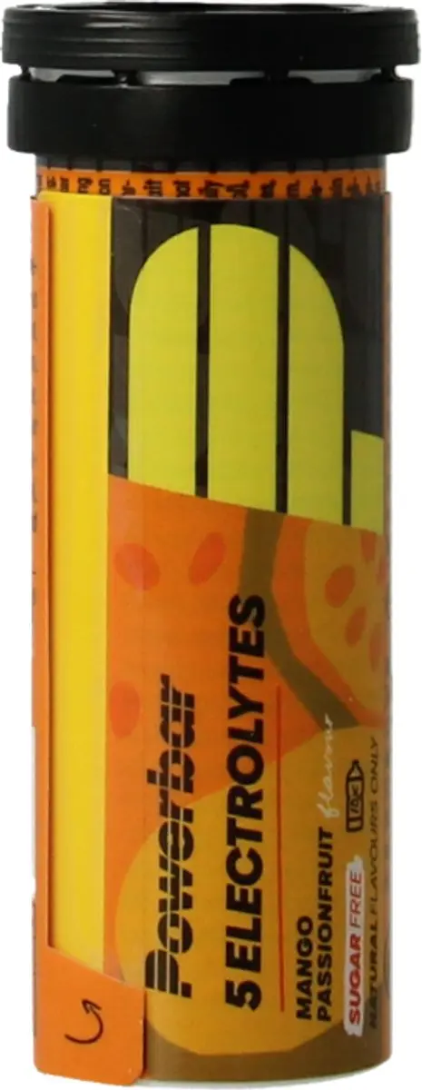 PowerBar Sportdrank Electrolyte Tabs Mango-Passievrucht - 10 tabletten - afbeelding 6 van 6