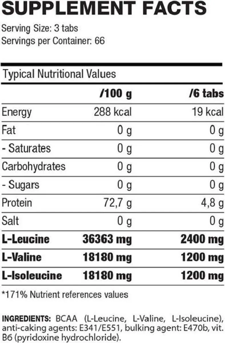 QNT Matrix BCAA 4800 200 Tabs - 220g