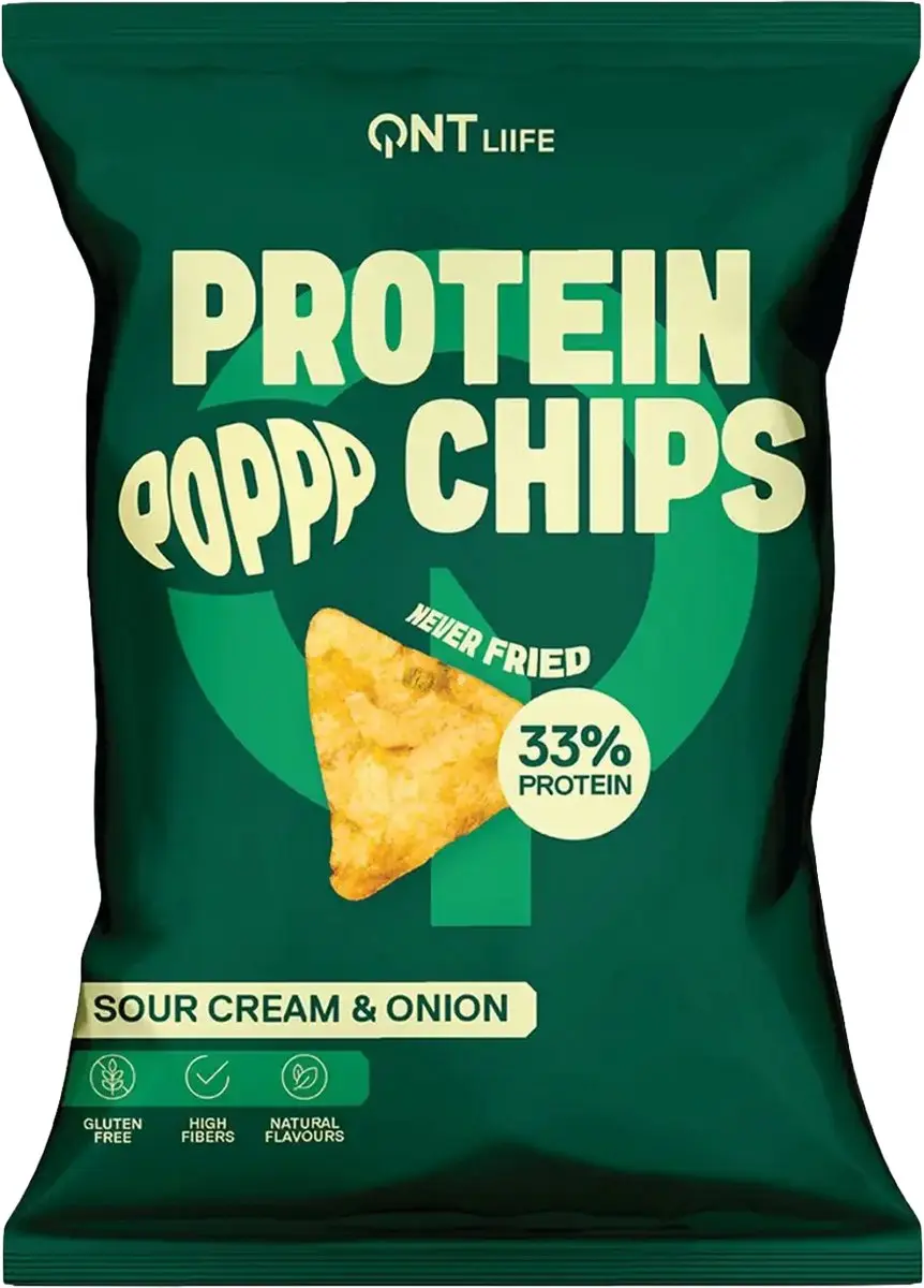 QNT Protein Chips Sour Cream & Union 50g
