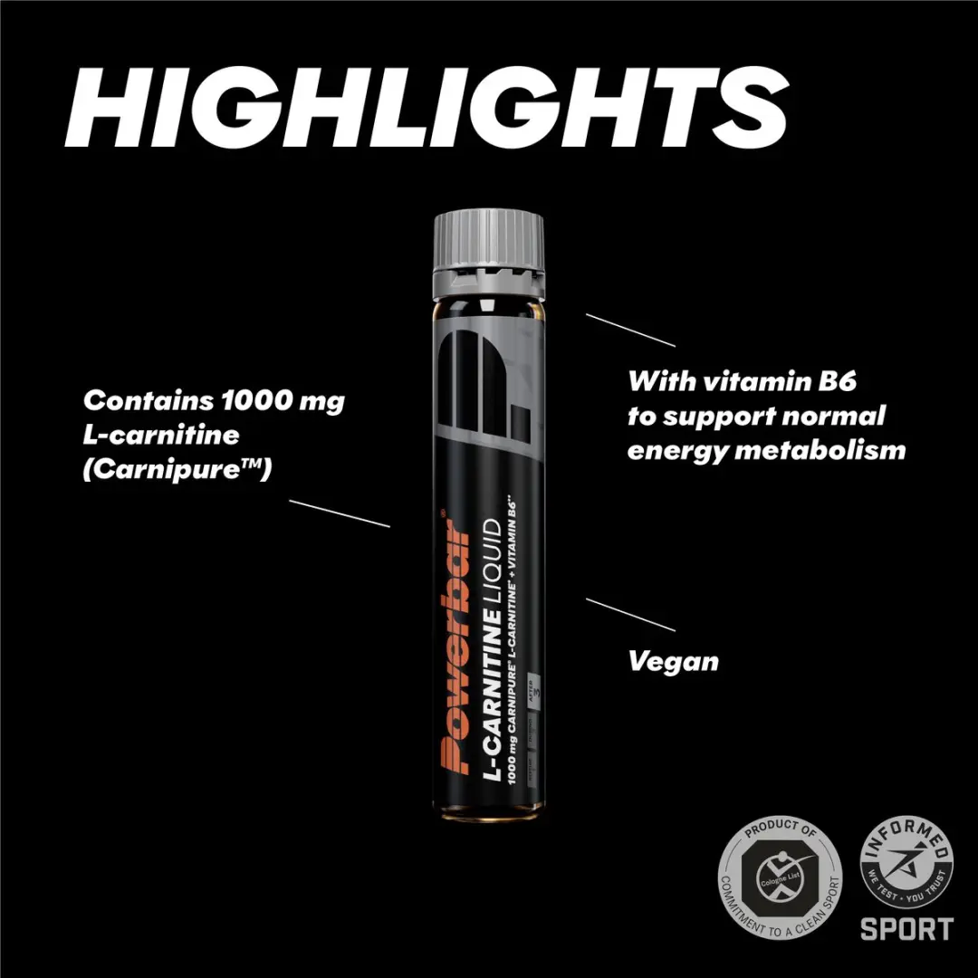 PowerBar Black Line L-Carnitine Liquid 20x25ml