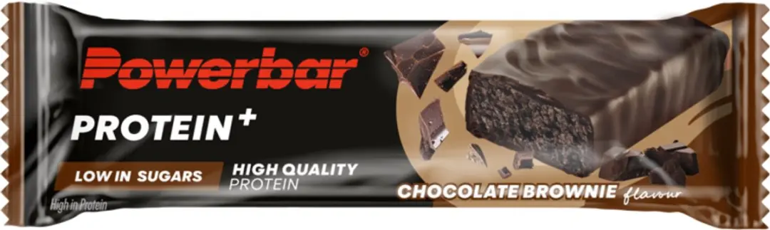PowerBar Protein+ Low Sugar Eiwitreep Chocolade Brownie - 16x35g