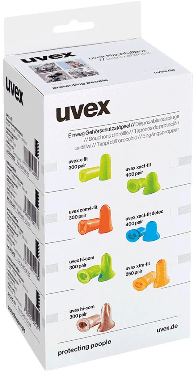 Uvex com4-fit Oordoppen Roze - 200 Paar