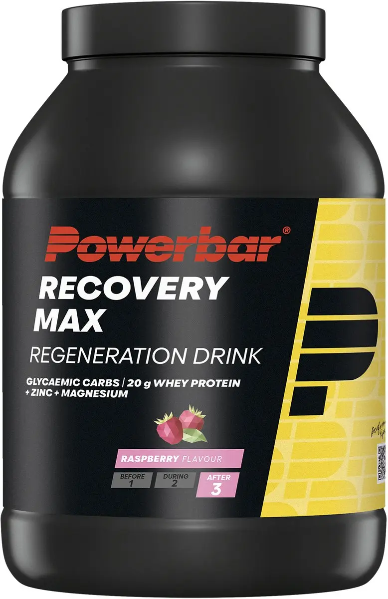PowerBar Recovery Max Herstelshake Raspberry 1144g