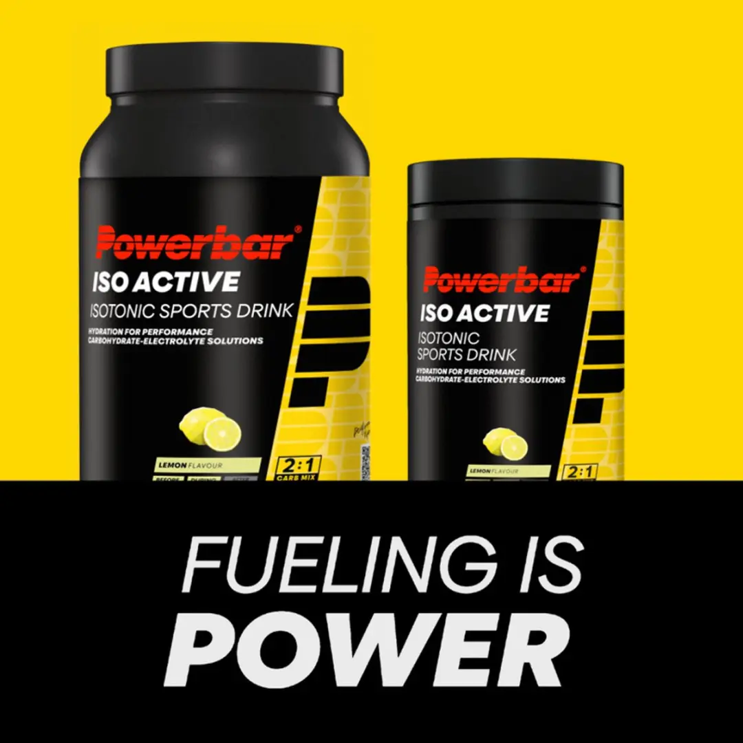 PowerBar IsoActive Sportdrank 2x600g - Lemon & Red Fruit