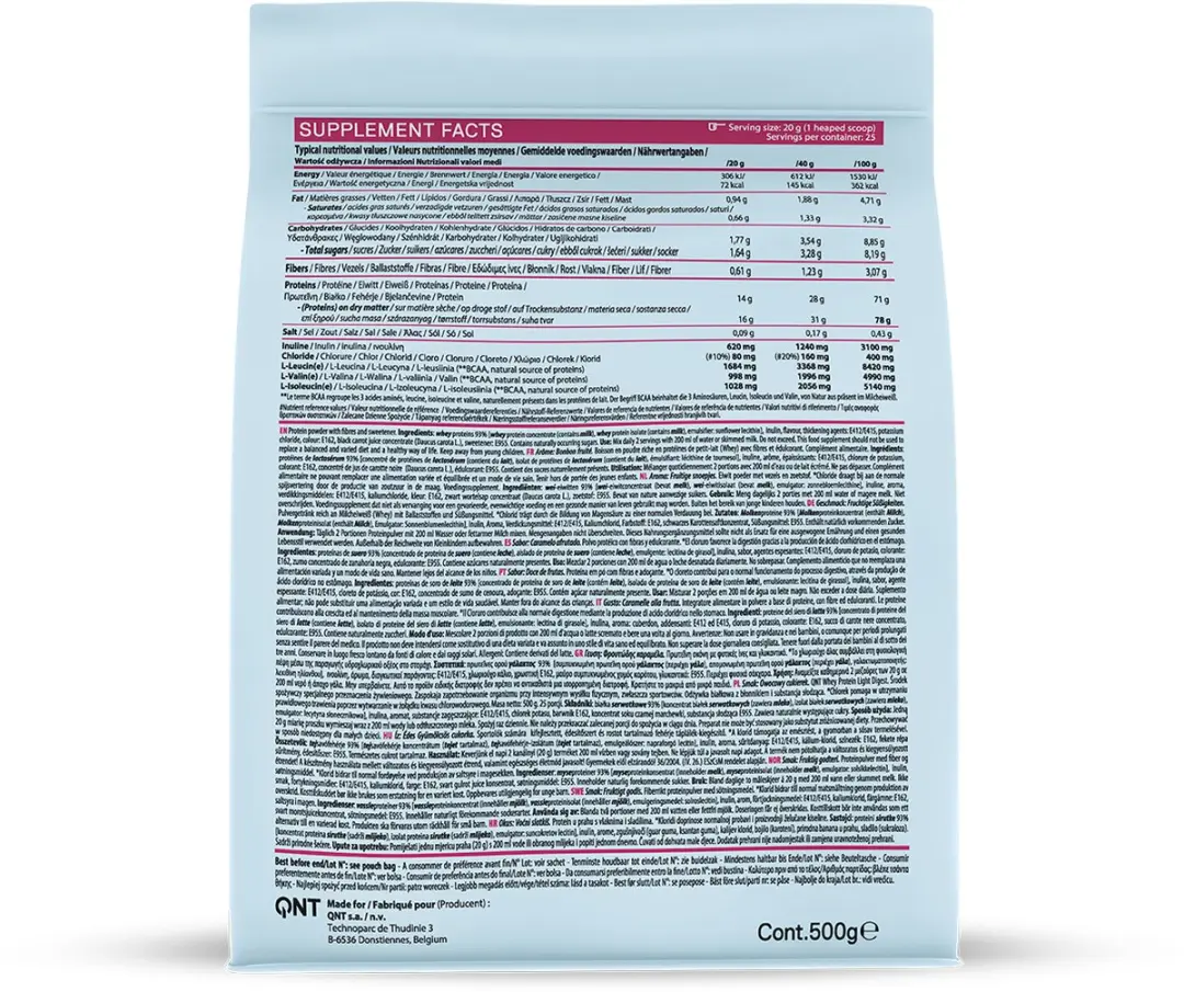 QNT Light Digest Whey Protein Fruity Candy 500g