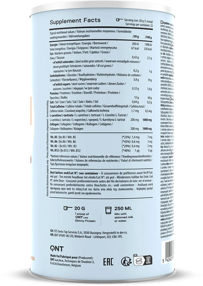 QNT Skinny Protein Iced Coffee 440g