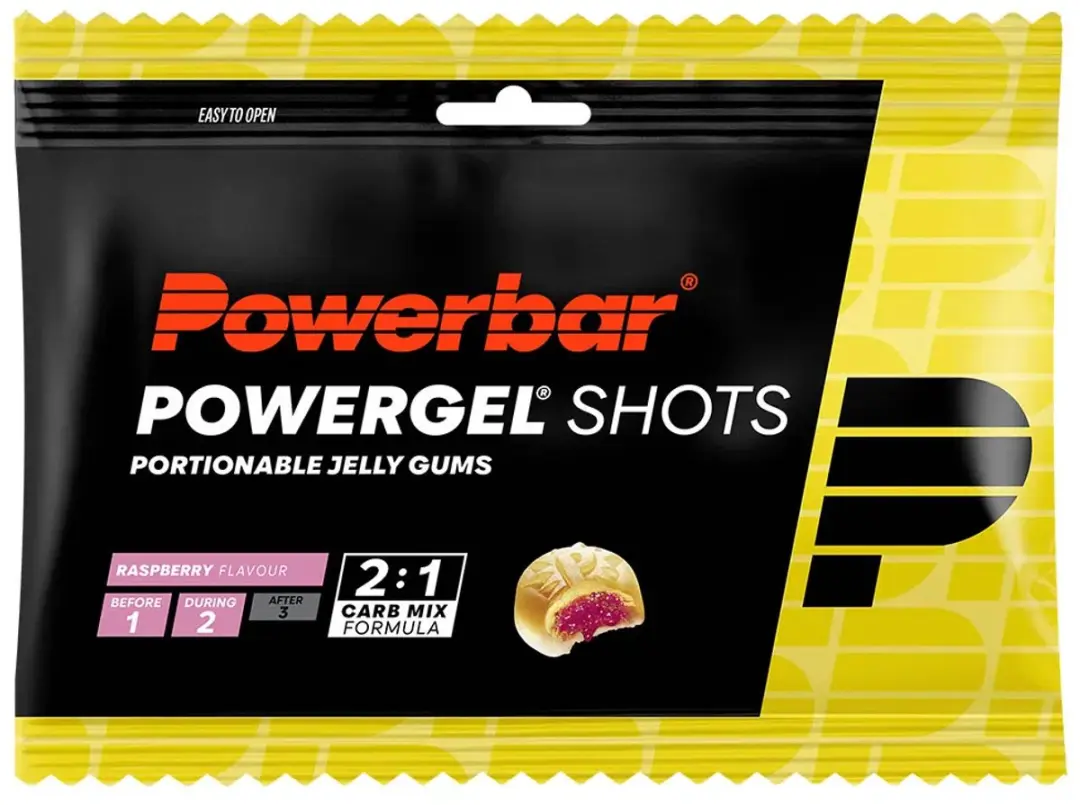 PowerBar PowerGel Shots Raspberry 24x60g