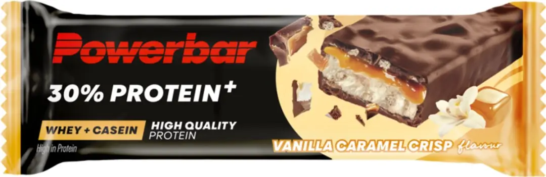 PowerBar Protein+ Bar 30% Caramel Vanilla Crisp - 15x55g